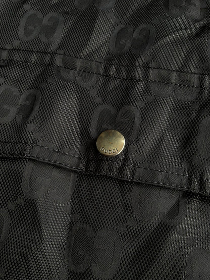 Gucci GG Black Monogram Windbreaker
