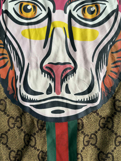 Gucci zip Jacket Monogram Monkey Back Design