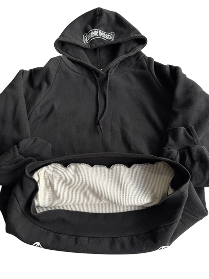 Vintage Chrome Hearts Scroll Logo Hoodie