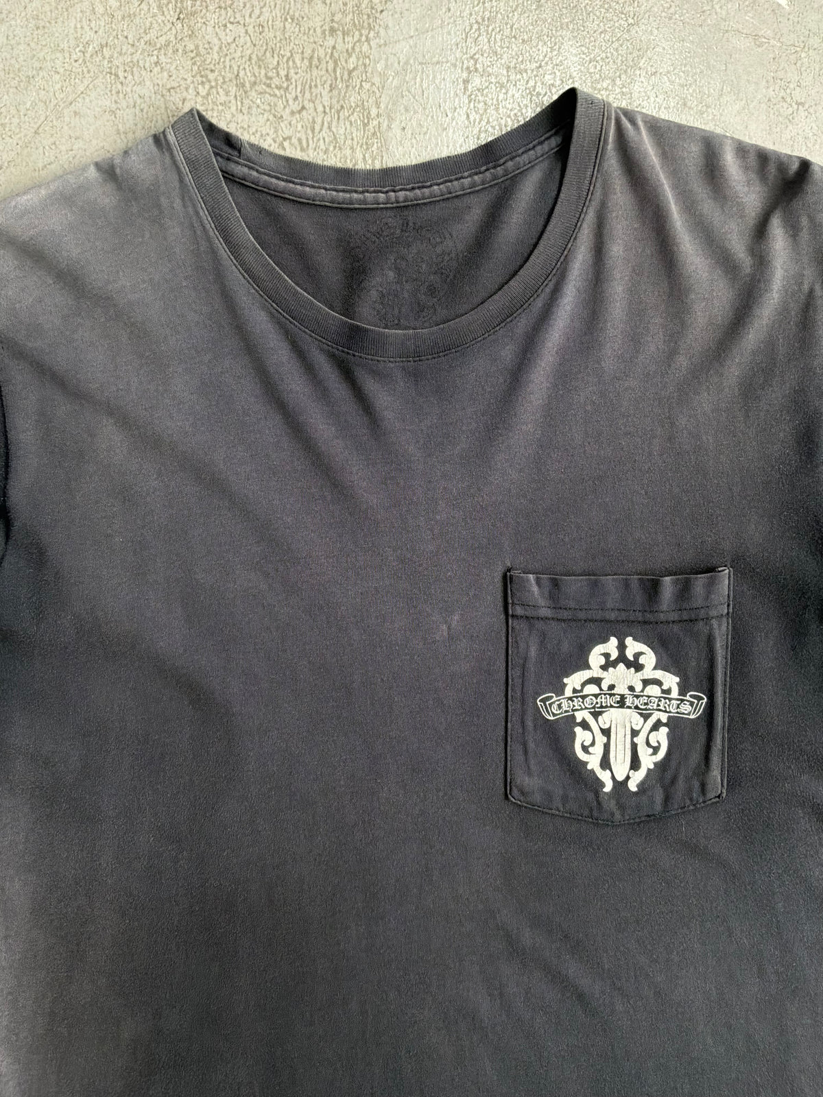 Chrome Hearts Vine Dagger Spine Black Tee