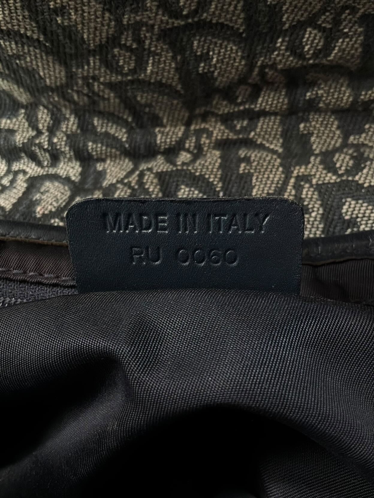 Dior Denim Monogram Saddle Bag