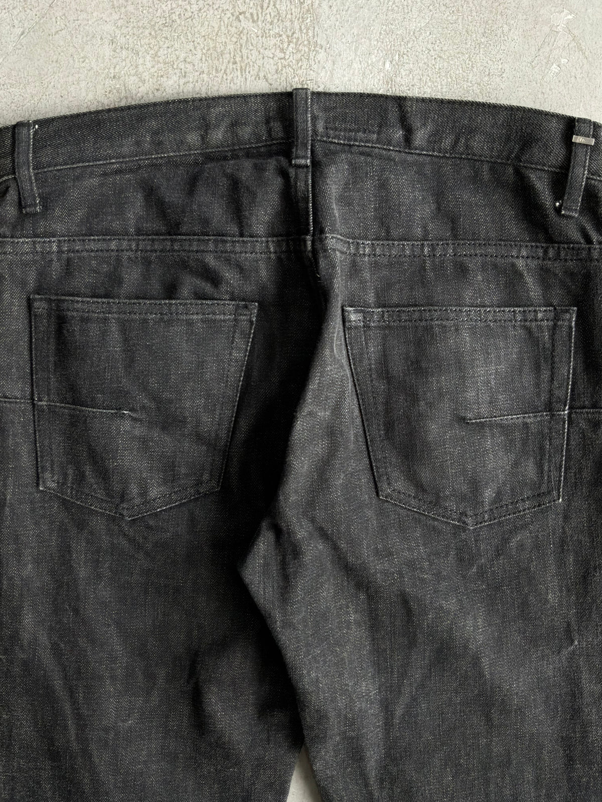 Dior Homme Hedi Slimane  Slim Straight Raw Denim Jeans