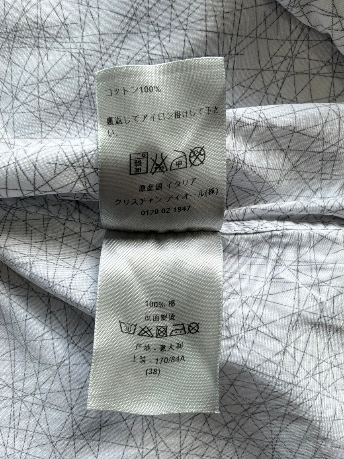 Dior Assymetrical Design Polo Longsleeves