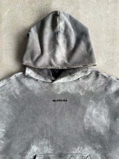 Balenciaga Tie Dye Distressed Hoodie