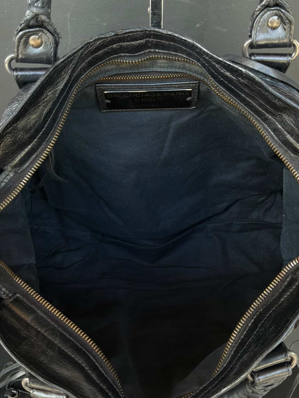 Balenciaga Classic City Black On Brass