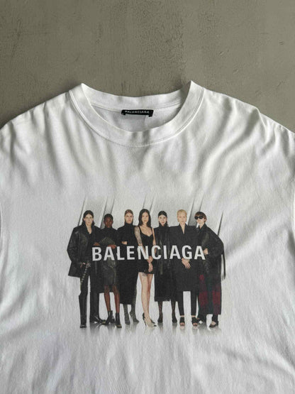 Balenciaga Real Model White Oversized Shirt