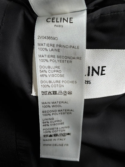 Celine Hedi Slimane Satin Blazer