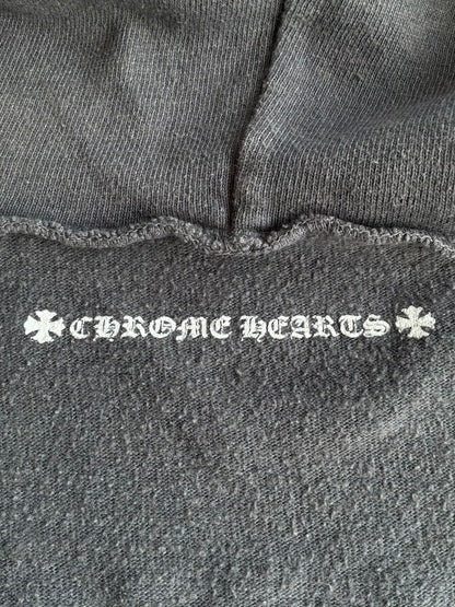 2000s Chrome Hearts T Bar Zip Hoodie