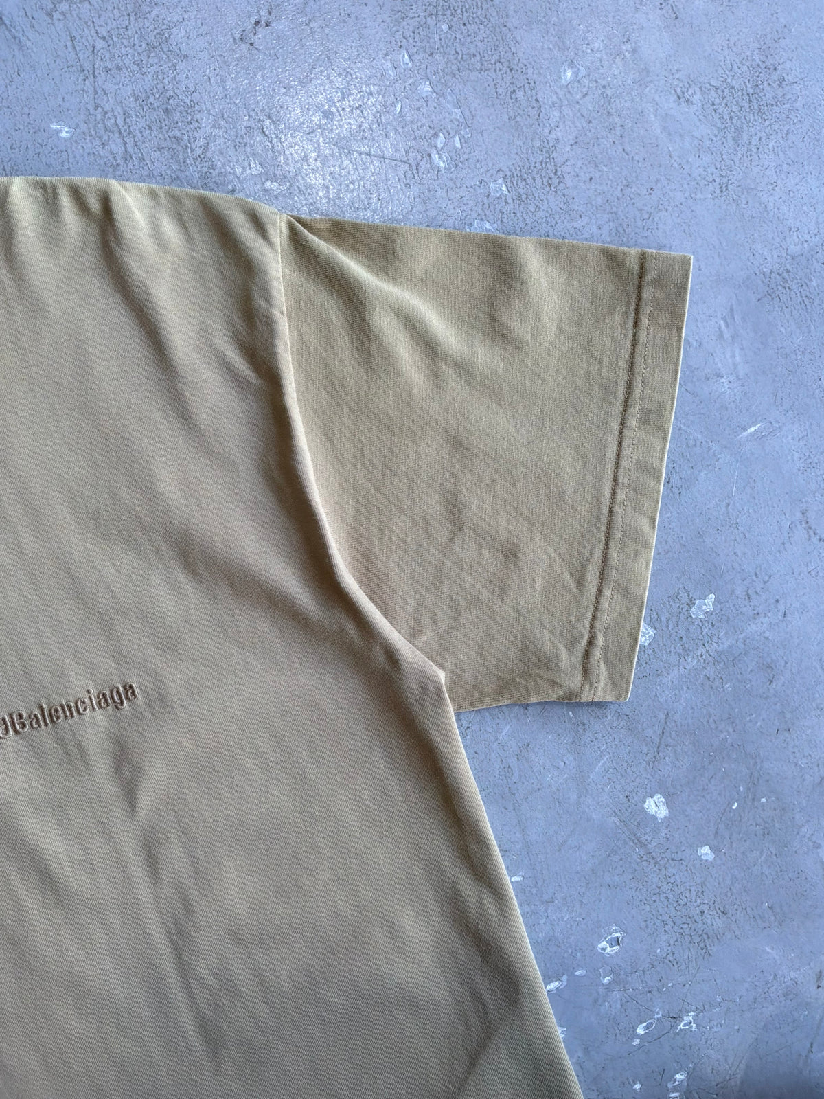 Balenciaga Spellout Chest Logo Tee