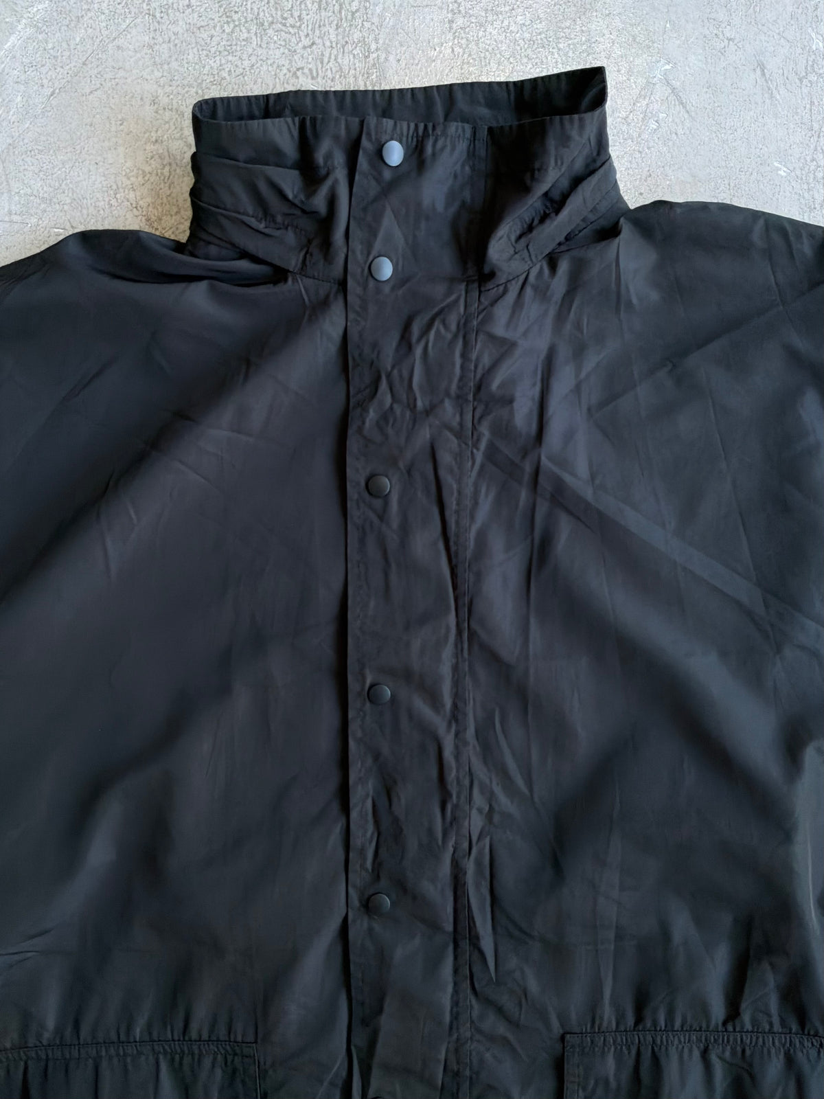 Balenciaga Back Script Parka Nylon Jacket