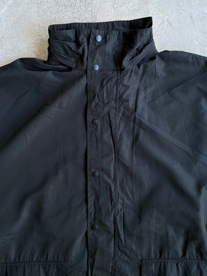 Balenciaga Back Script Parka Nylon Jacket