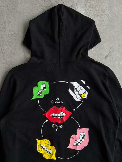 Chrome Hearts x Matty Boy Defiance Attitude Zip Hoodie