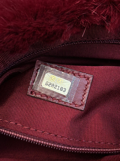 Chanel Vintage Rabbit Fur Shoulder Bag
