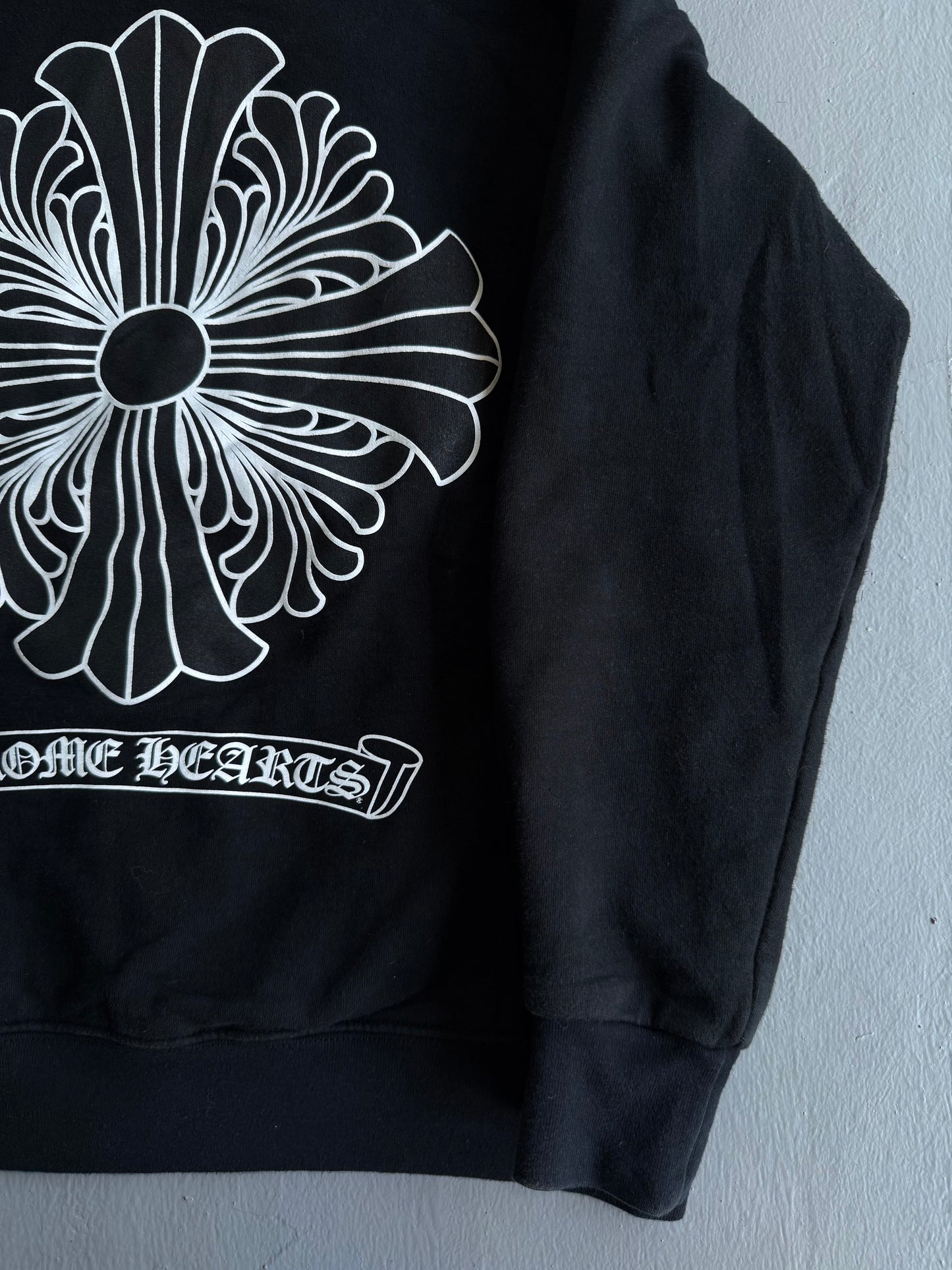 Chrome Hearts ‘Floral Plus’ Thermal Zip Hoodie