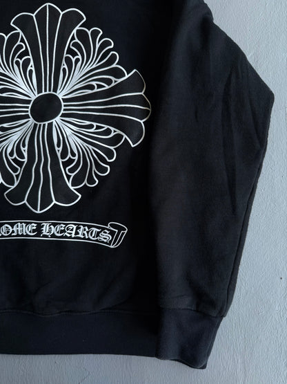 Chrome Hearts ‘Floral Plus’ Thermal Zip Hoodie