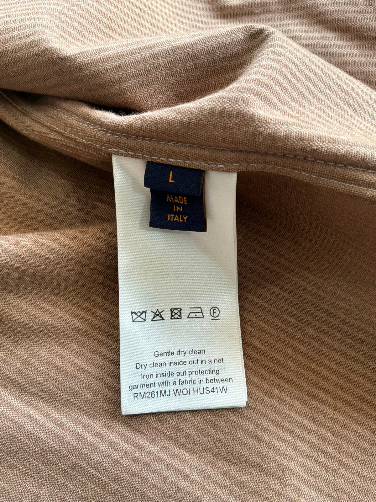 2026 Louis Vuitton Swarovski Monogram Corduroy Shirt