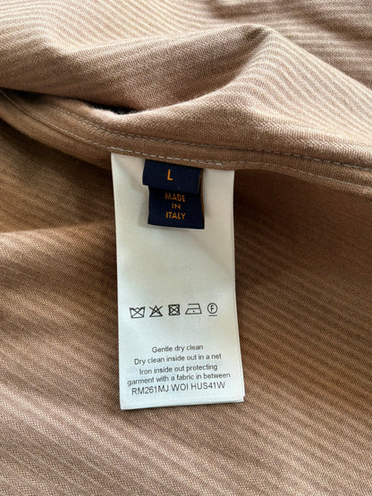 2026 Louis Vuitton Swarovski Monogram Corduroy Shirt