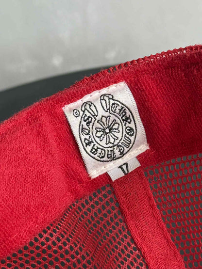 Vintage Chrome Hearts FUCK Red Trucker Hat