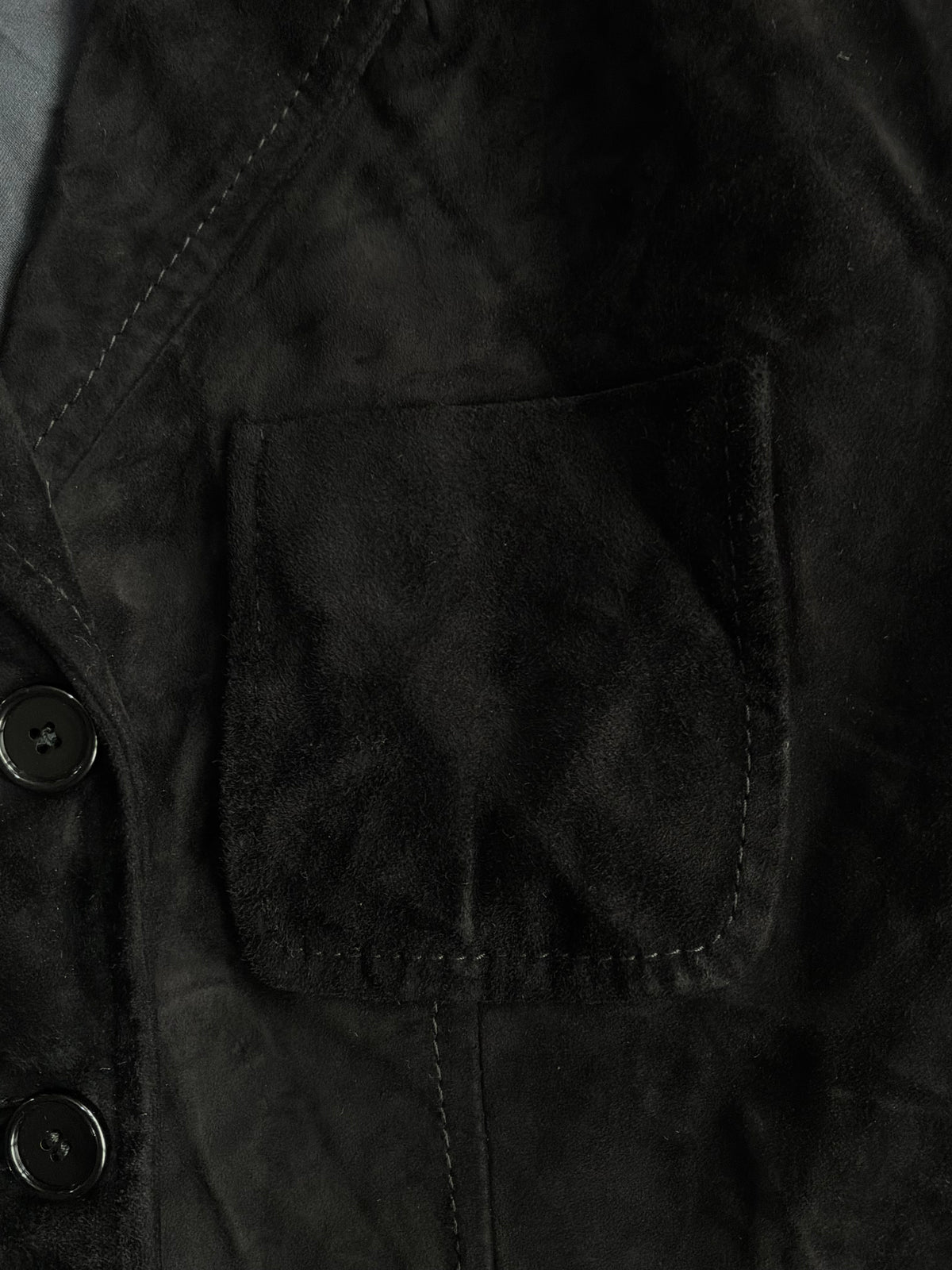 Prada Vintage Suade Button Jacket