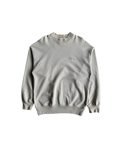 Balenciaga Chest Embroidered Logo Crewneck