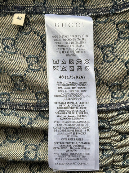 Gucci Denim Monogram Coat