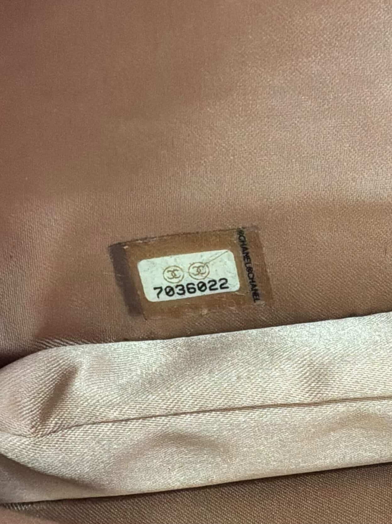 Chanel Ruffle Lambskin Evening Bag