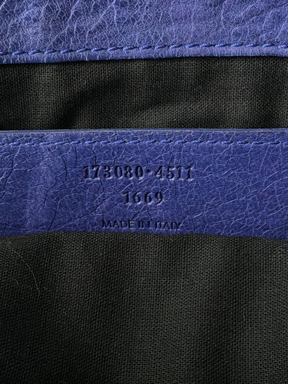 Balenciaga Work Giant 21 Purple Lambskin Bag