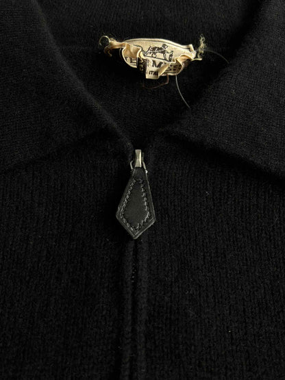 HERMES Vintage Wool Half Zip Crewneck