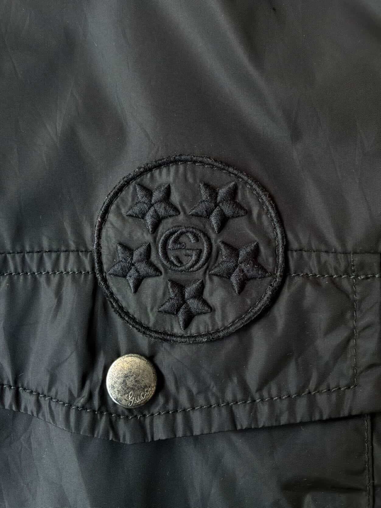 Gucci Star Logo Monogram Lining Snap Font Jacket