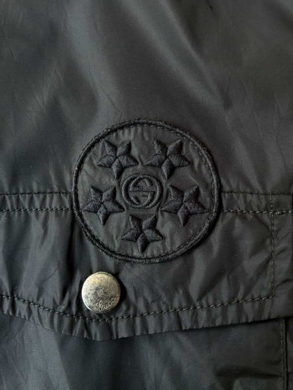 Gucci Star Logo Monogram Lining Snap Font Jacket
