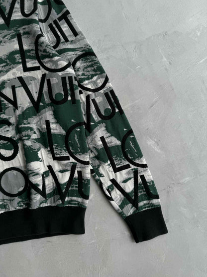 Louis Vuitton Camou Script Knit Crewneck