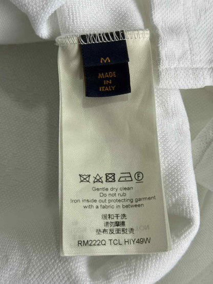 Luis Vuitton White Monogram Pocket Tee