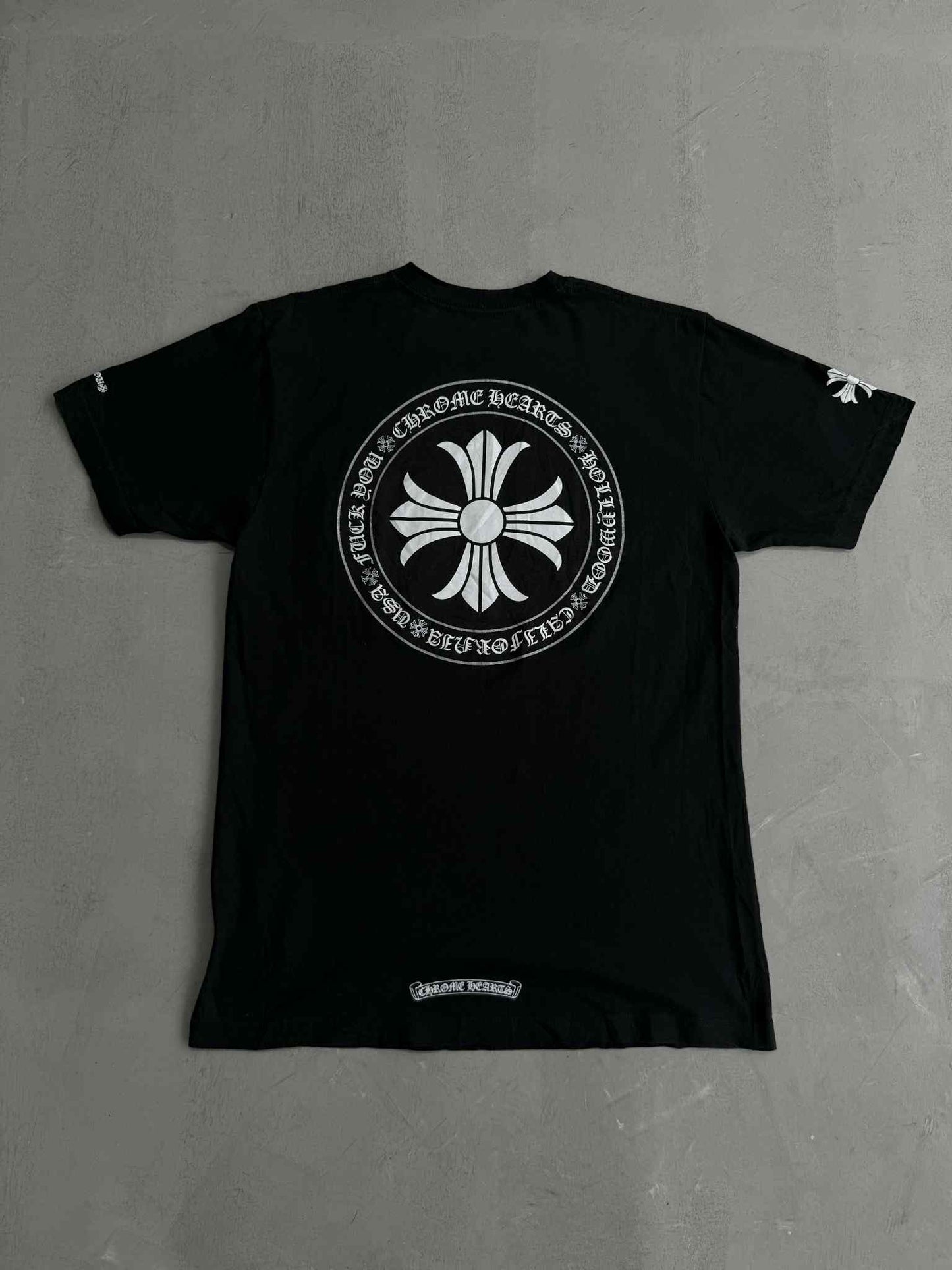 Chrome Hearts Anvil Tag Scroll Logo Shirt