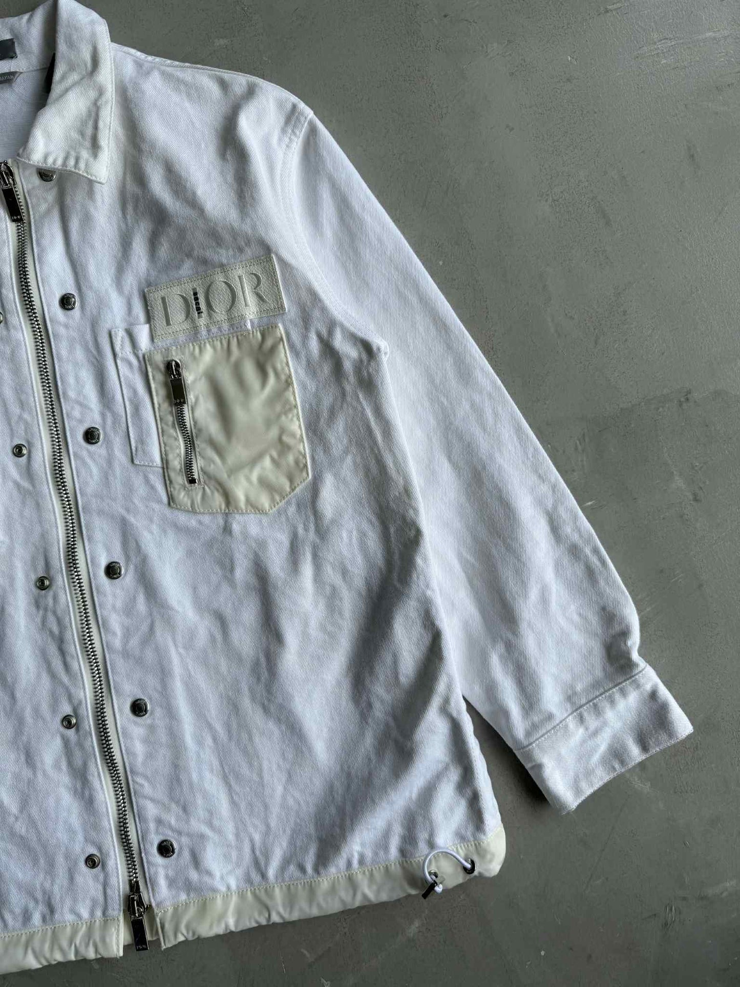 Dior X Sacai Zippered Longsleeve Casual Jacket