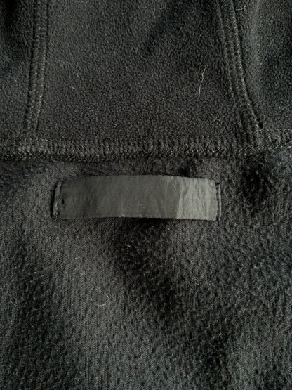 Prada Womens Black Ninja Fleece Hoodie