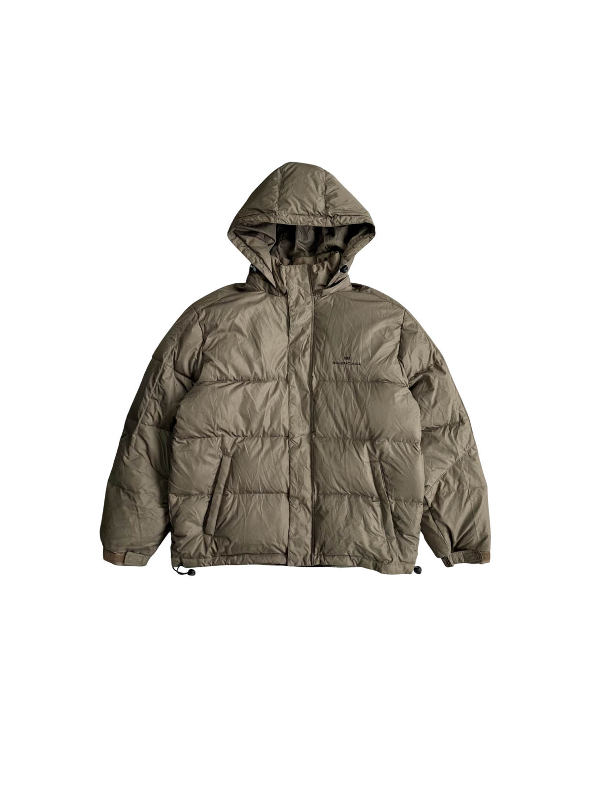 Balenciaga Vintage Green Puffer Jacket