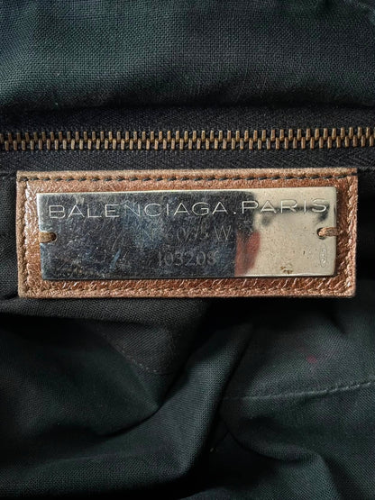 Balenciaga Le First Lambskin Brown Bag