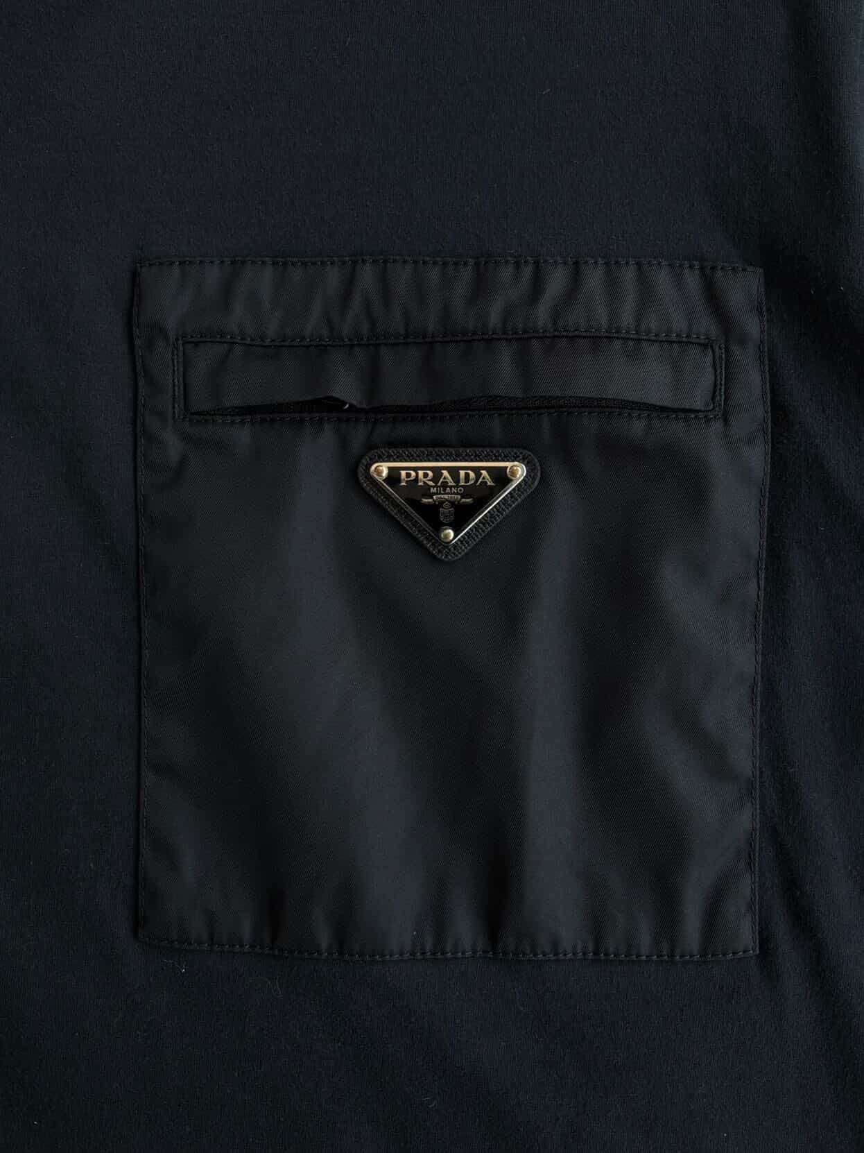 Prada Re-Nylon Emblem Tee