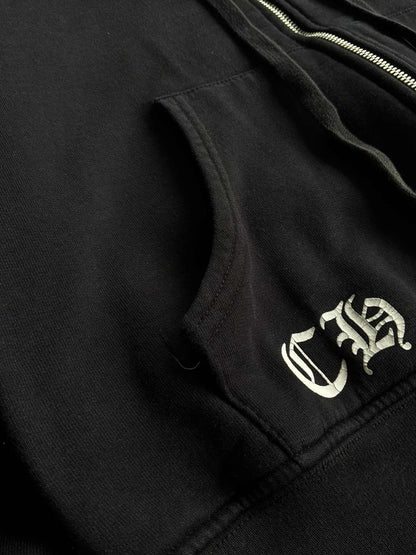 Chrome Hearts Cemetery Horseshoe Thermal Zip Hoodie