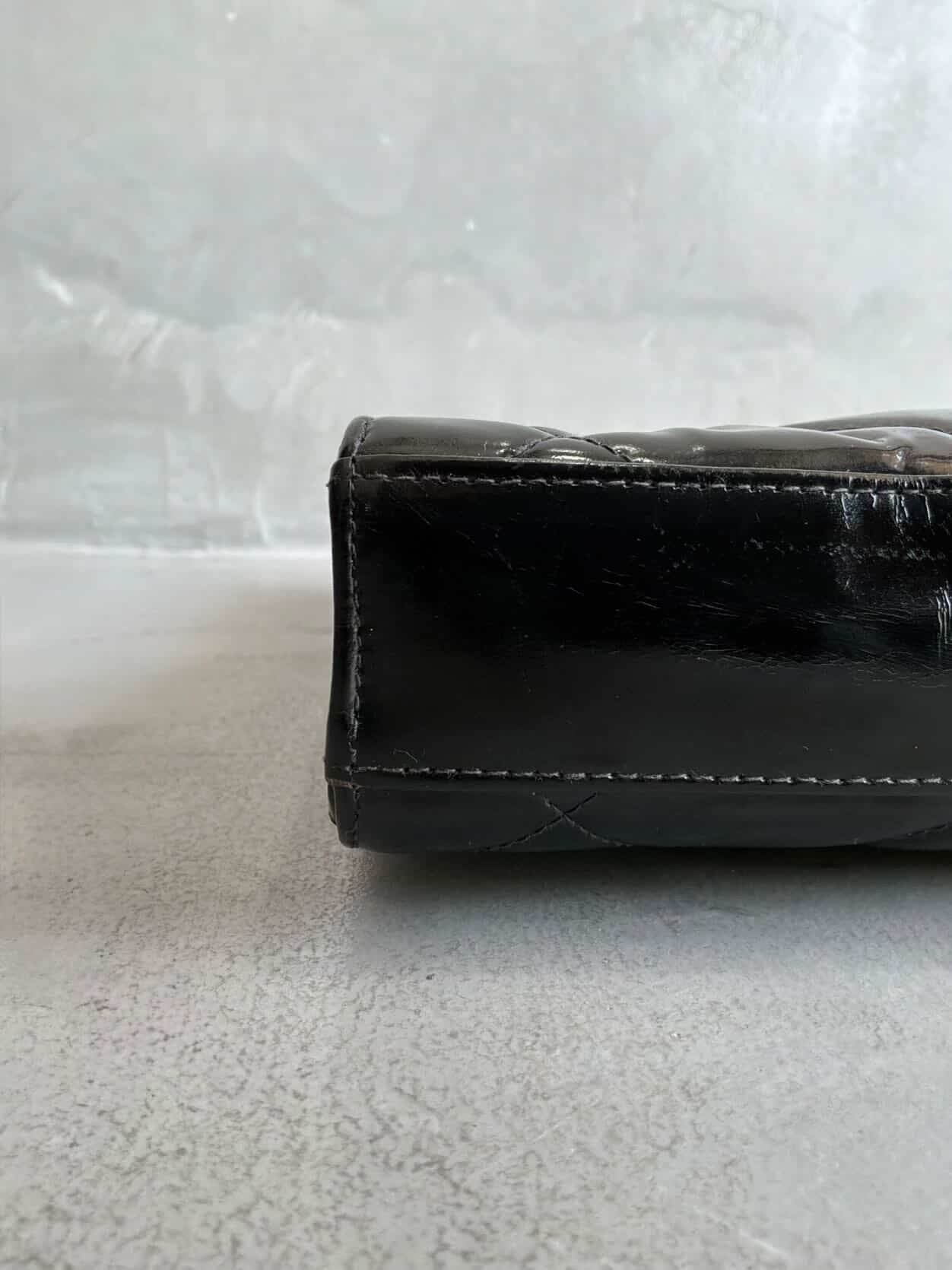 90’s Chanel Patent Leather Briefcase