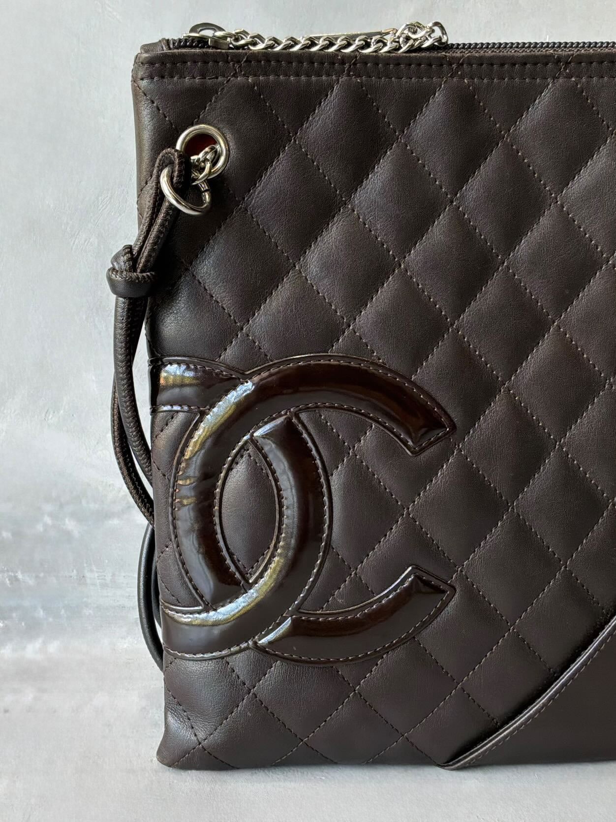 Chanel Cambon Ligne Plat Crossbody Bag