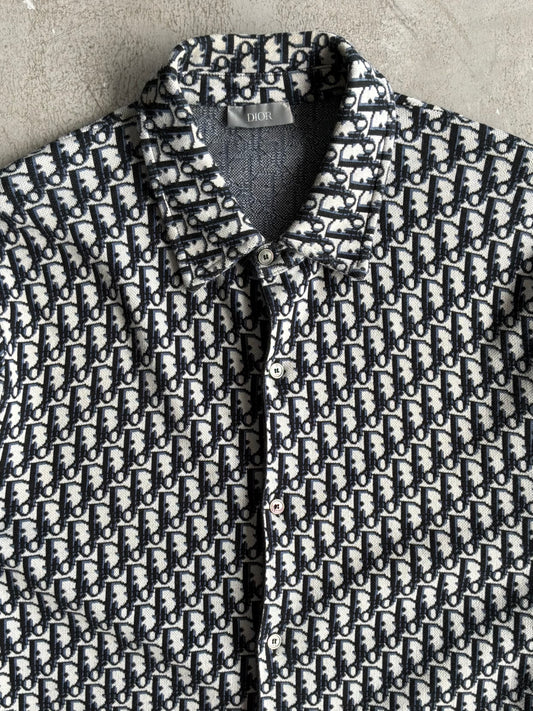 Dior Oblique Monogram Longsleeves Polo