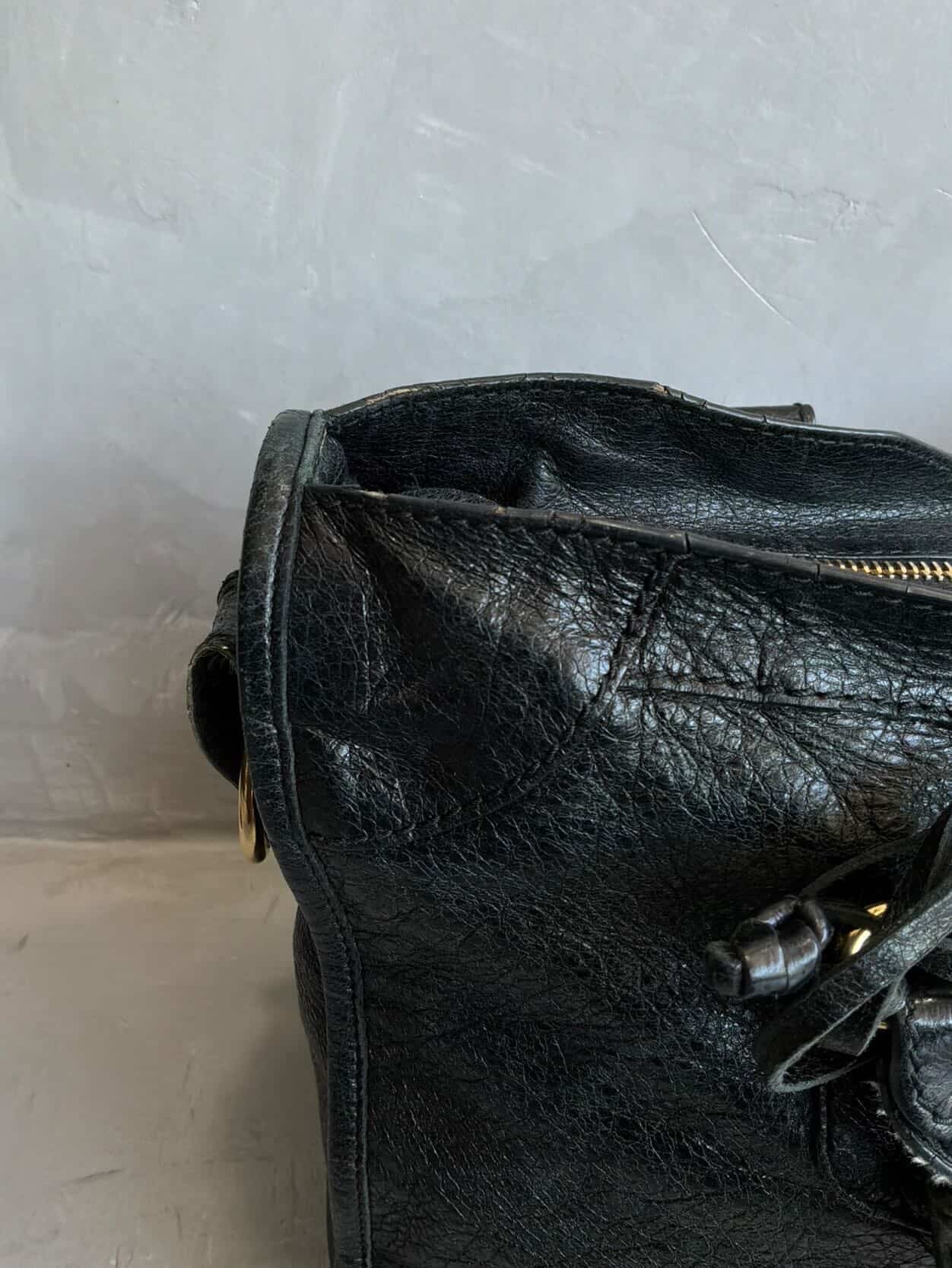 Balenciaga City Classic Medium Black On GHW