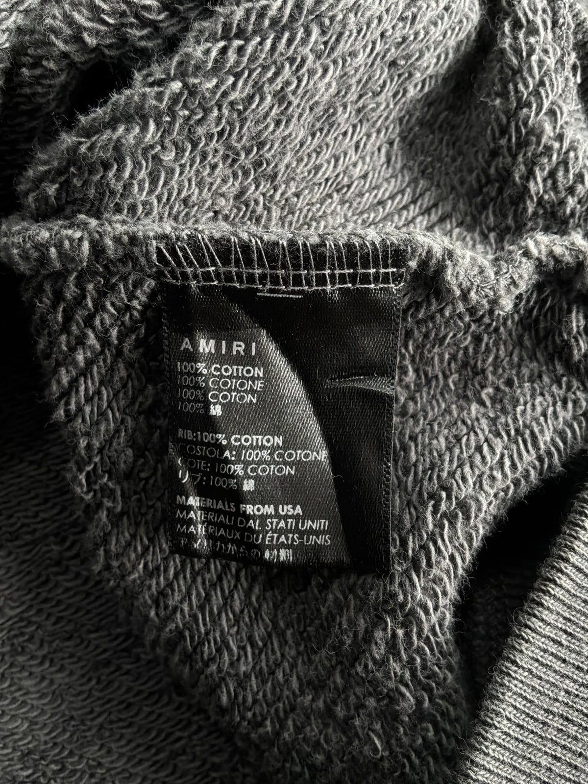 Amiri 2019 Washed Crewneck