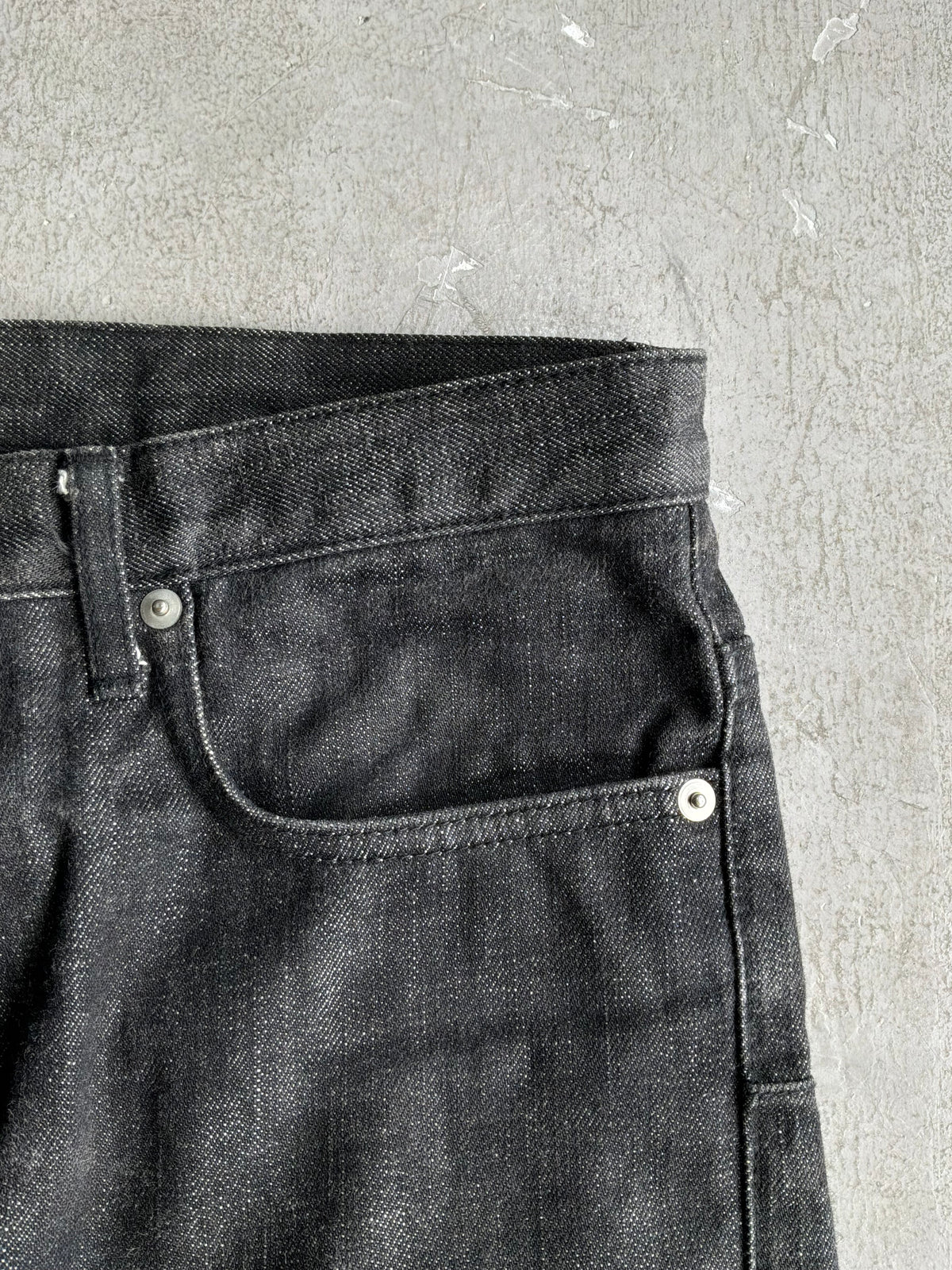 Dior Homme Hedi Slimane  Slim Straight Raw Denim Jeans