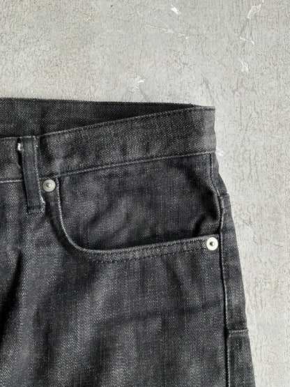 Dior Homme Hedi Slimane  Slim Straight Raw Denim Jeans