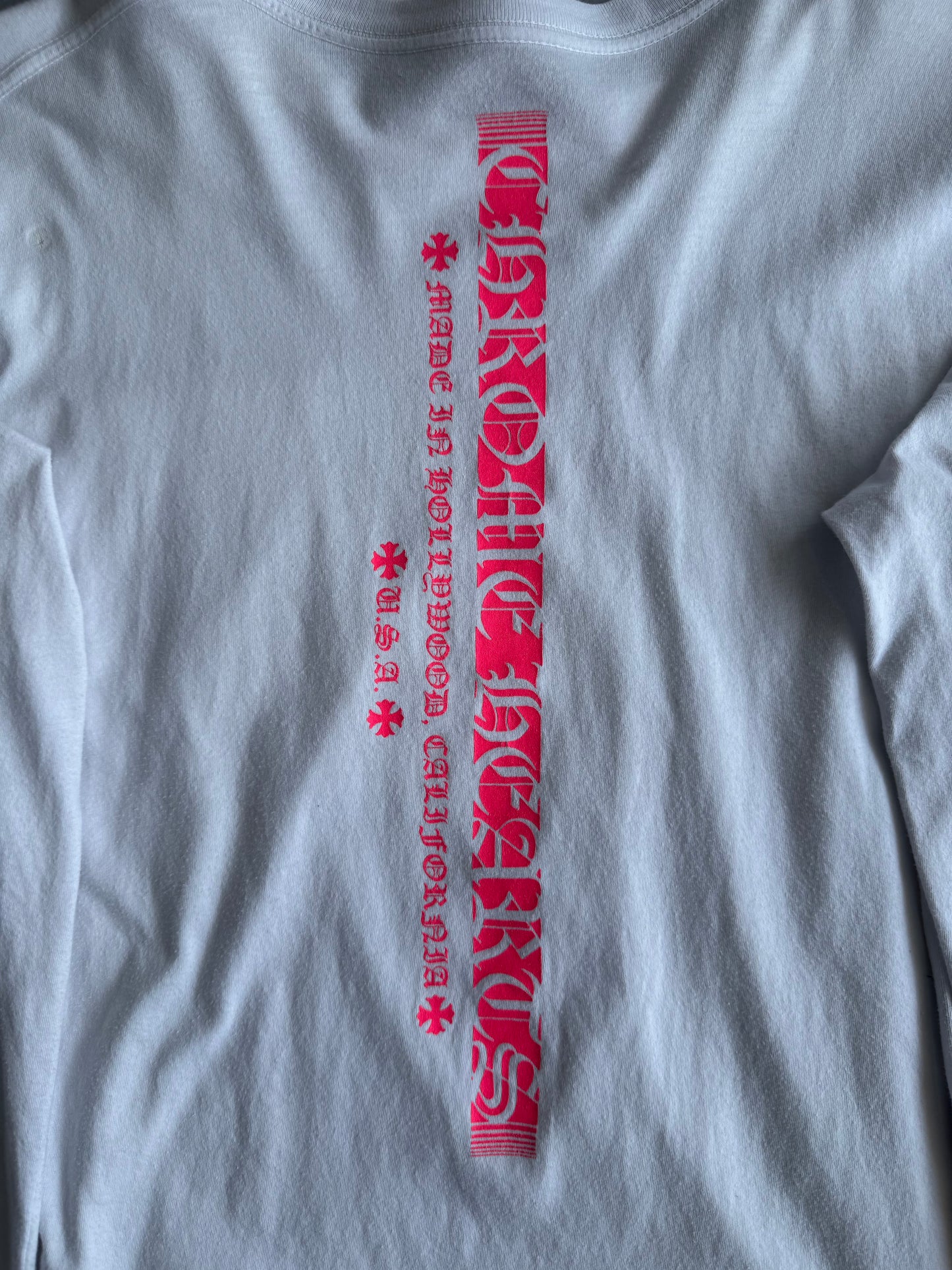 Chrome Hearts Pink Script Longsleeves