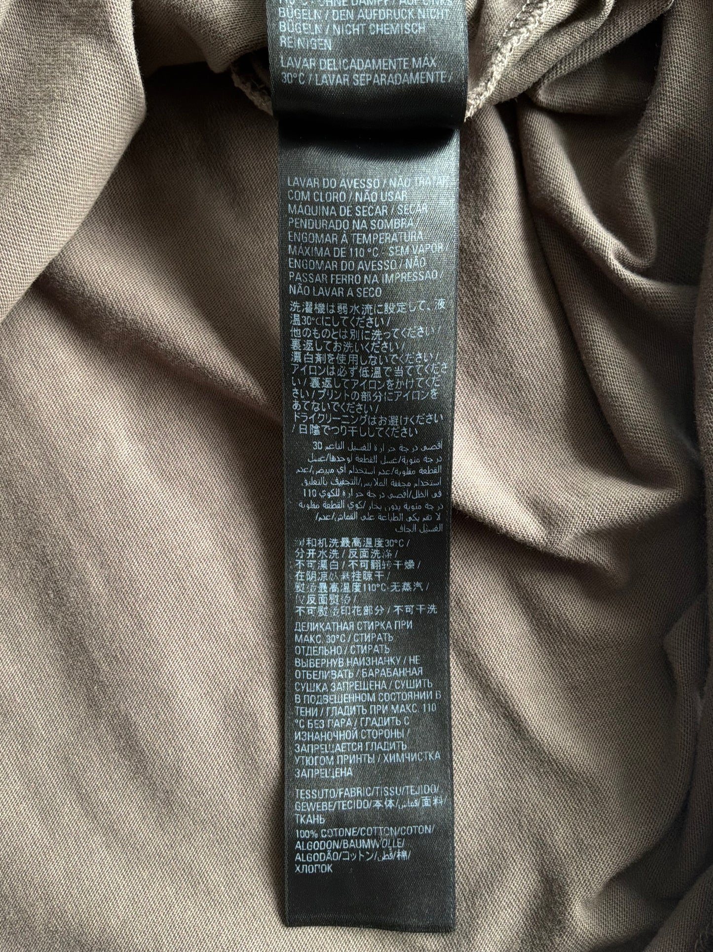 Balenciaga Script Distressed Tee