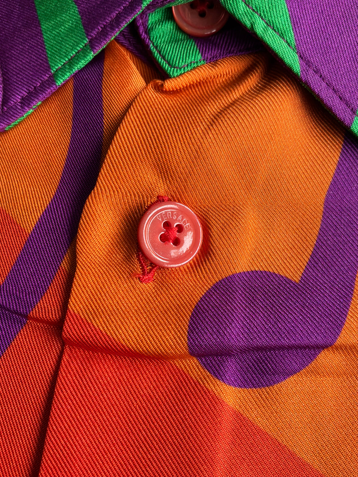 Versace Medusa Music Silk Shirt