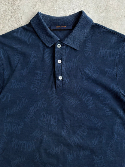 Louis Vuitton All Over Print Polo Shirt